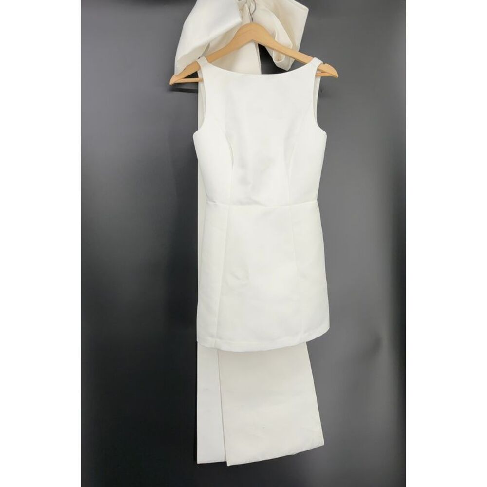 Lovers + Friends White Backless Mini Dress